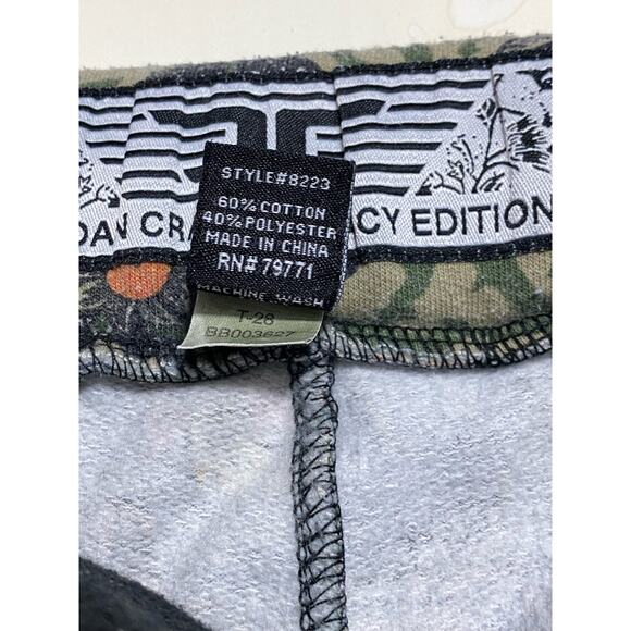 Jordan Craig Legacy Joggers Sweat Pants XXL Mens Black Orange Floral - Picture 11 of 13